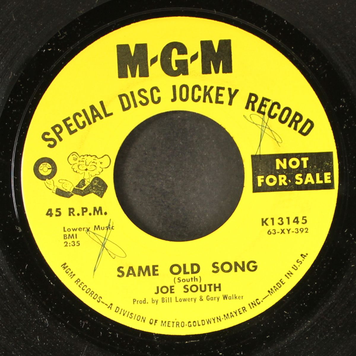 same old song / standing ovation by JOE SOUTH