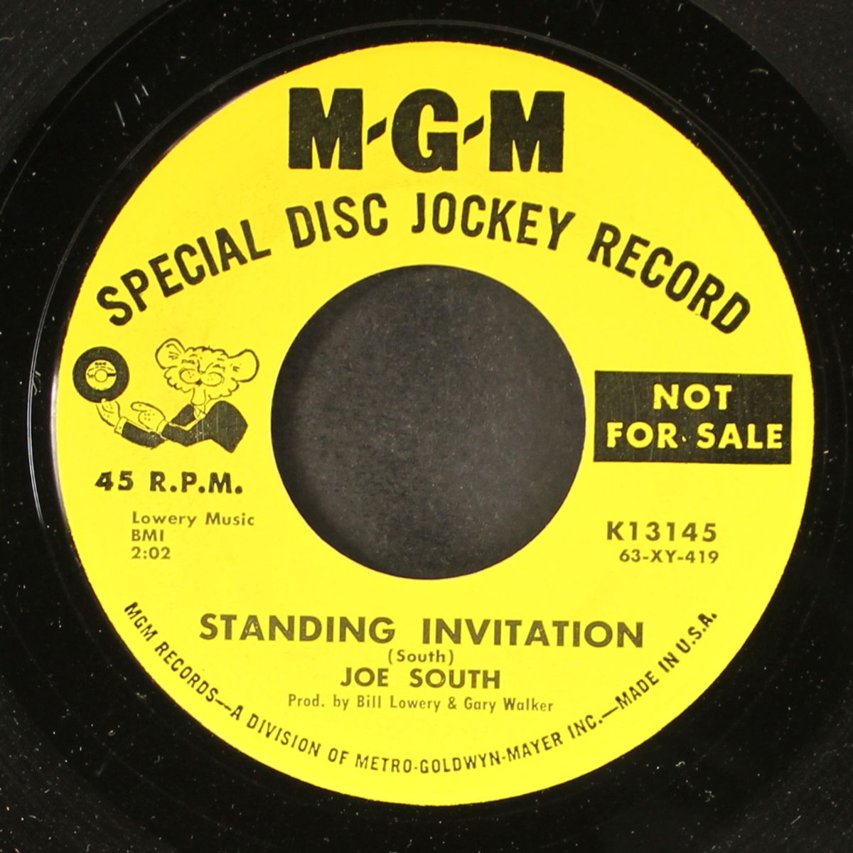 same old song / standing ovation by JOE SOUTH
