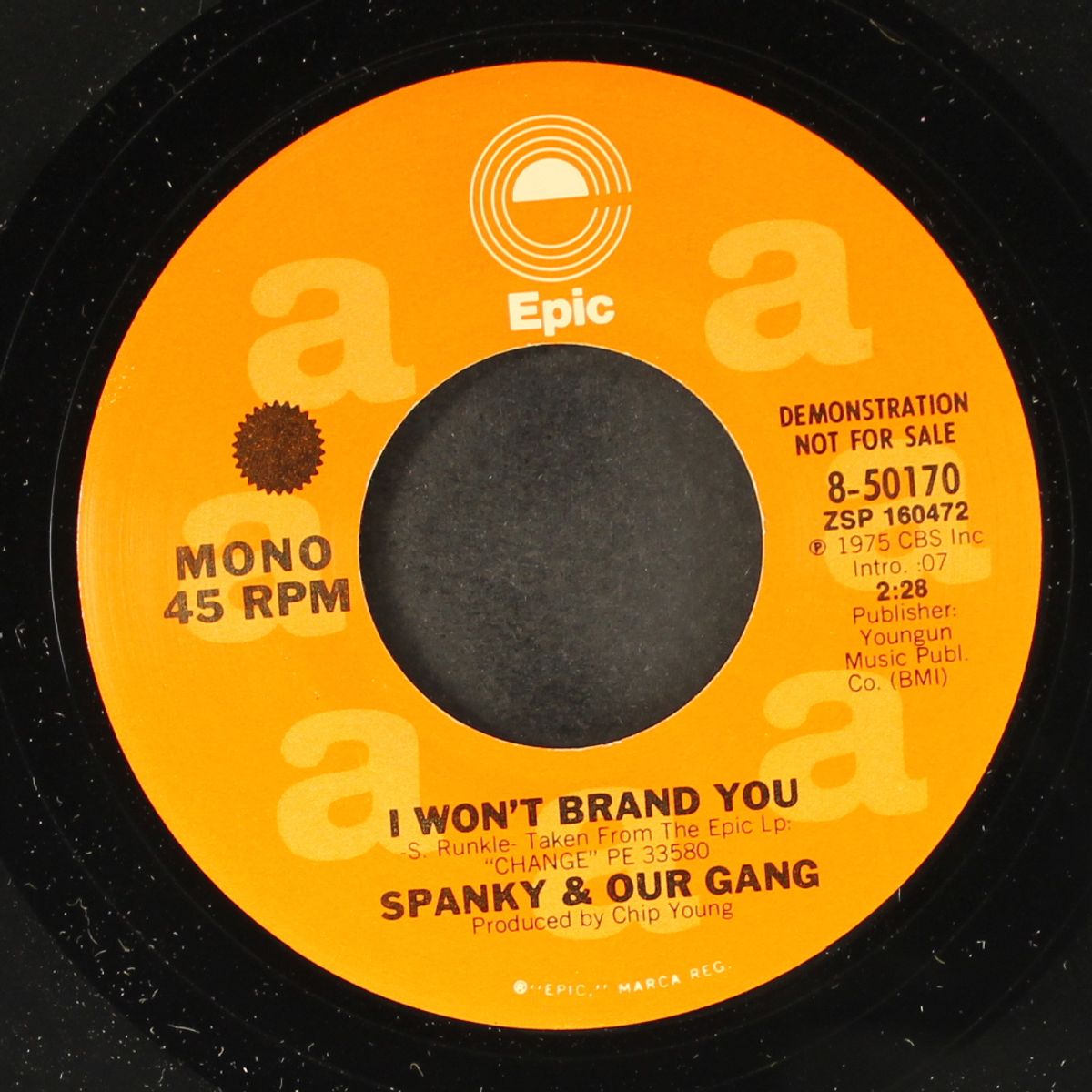 i won't brand you / mono by SPANKY & OUR GANG