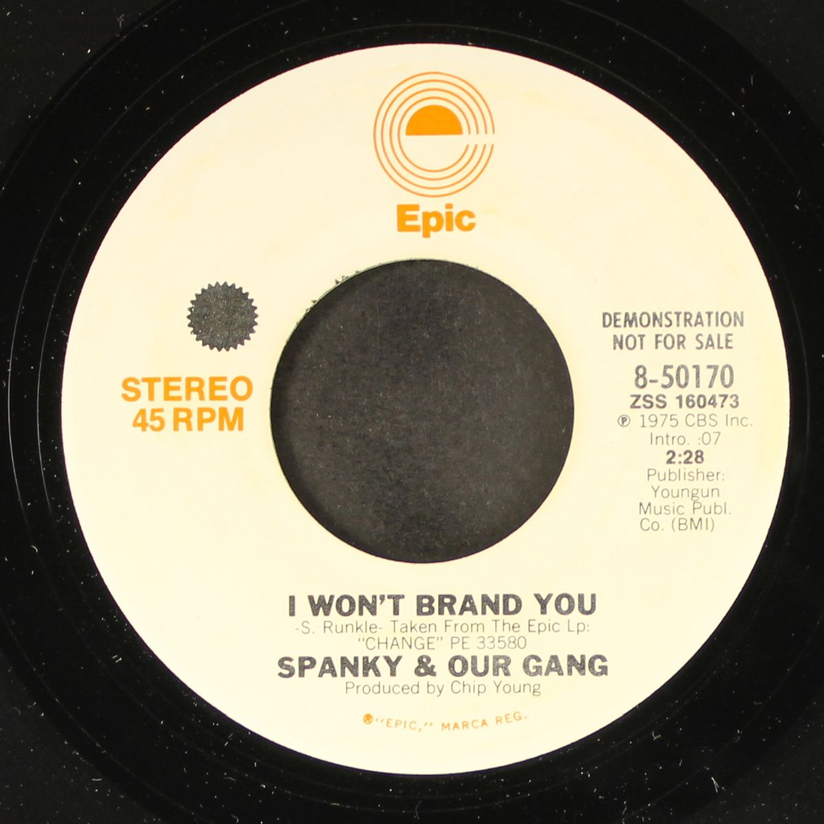 i won't brand you / mono by SPANKY & OUR GANG