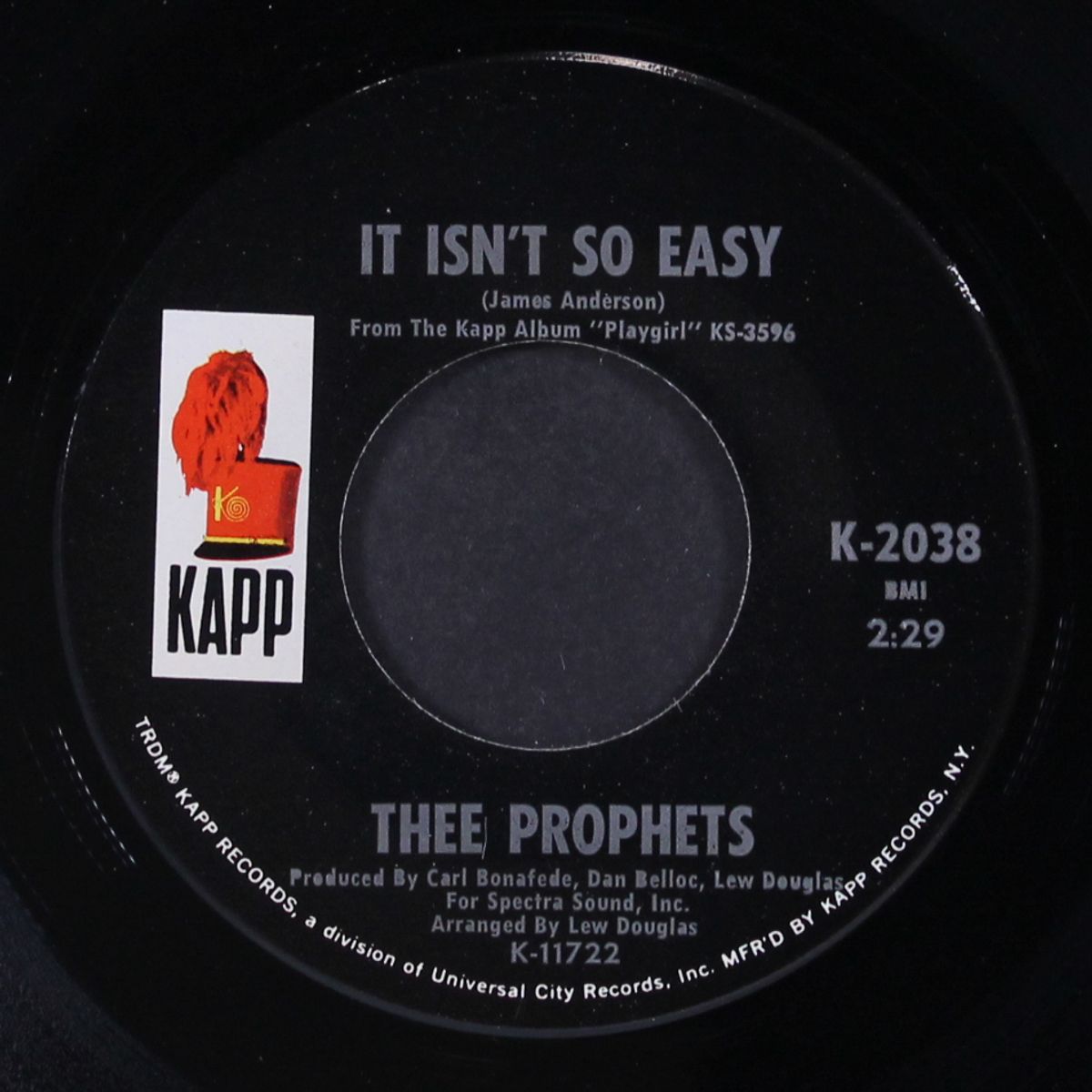 rag doll boy / it isn't so easy by THEE PROPHETS