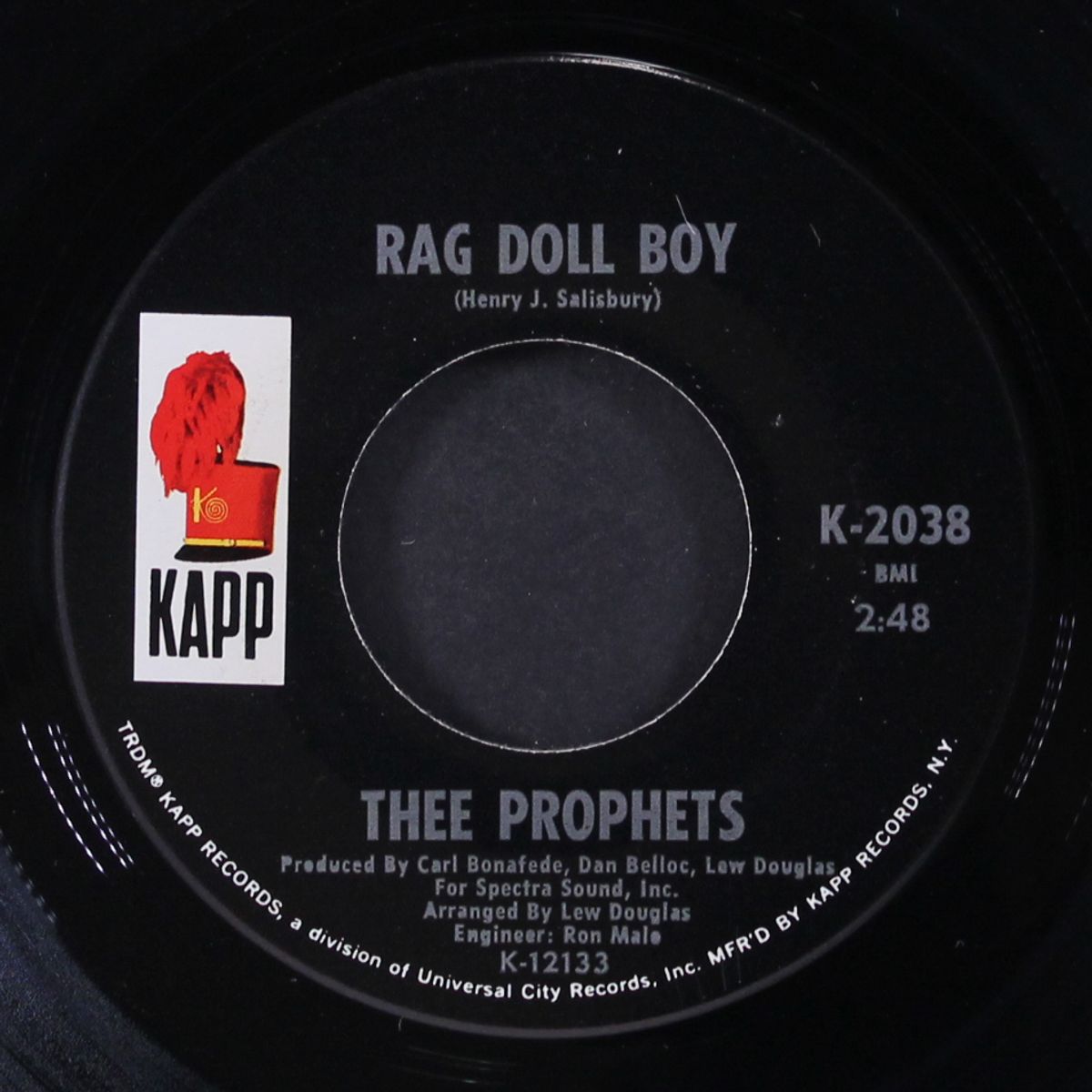 rag doll boy / it isn't so easy by THEE PROPHETS