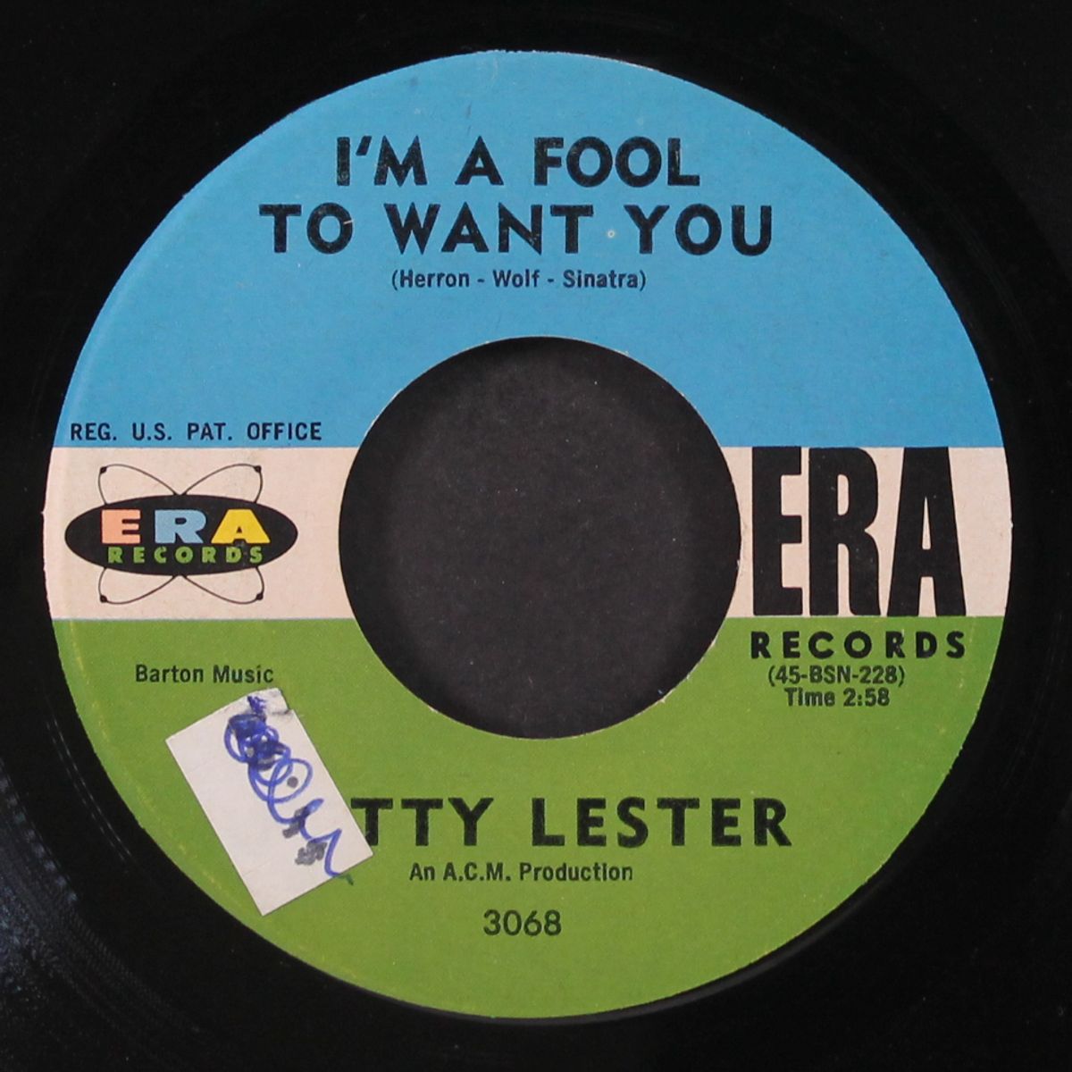 love letters / i'm a fool to want you by KETTY LESTER