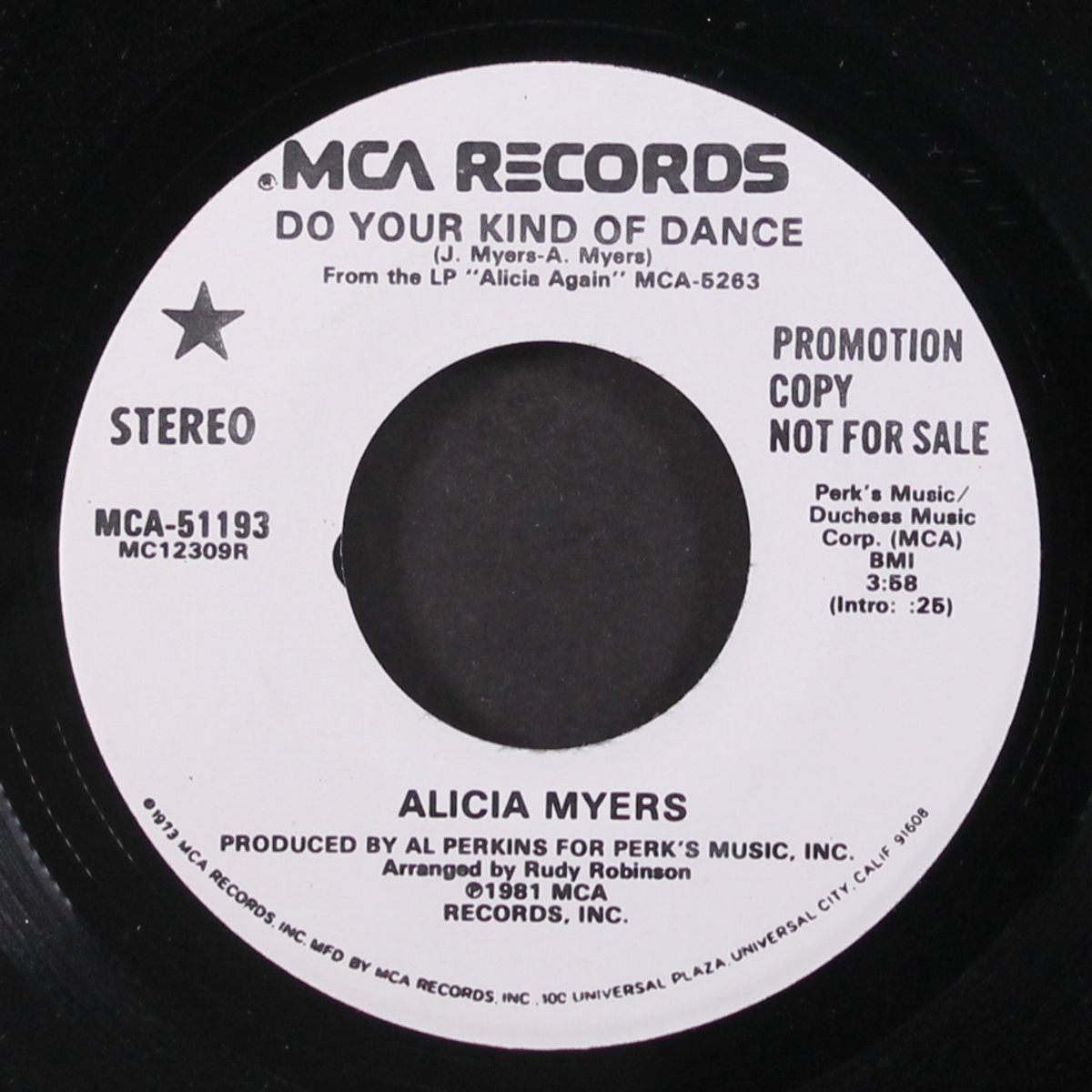 do your kind of dance / same by ALICIA MYERS