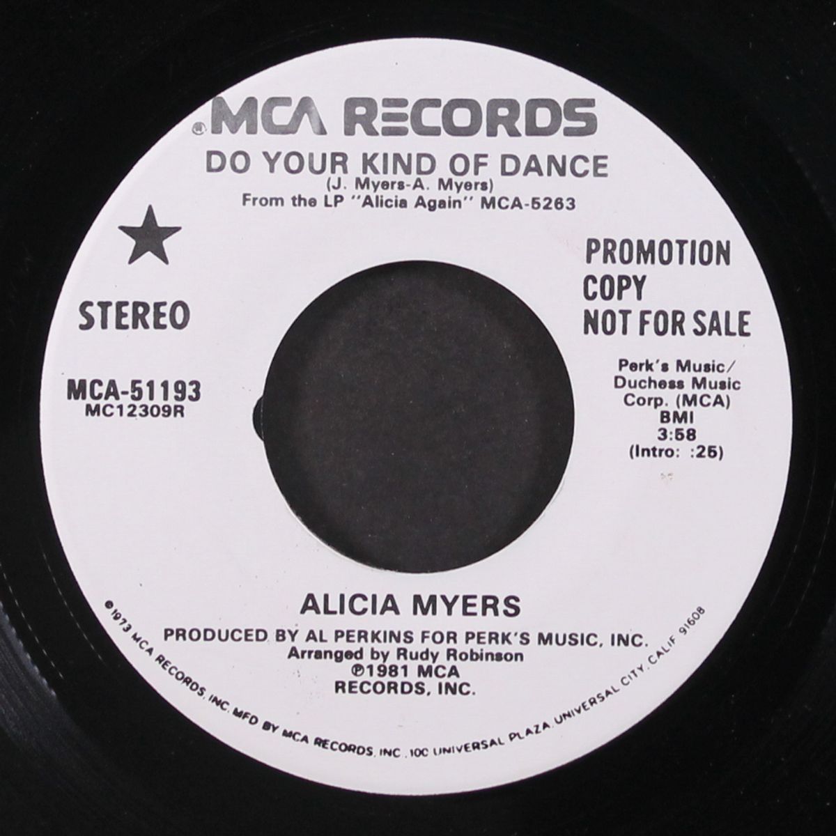 do your kind of dance / same by ALICIA MYERS