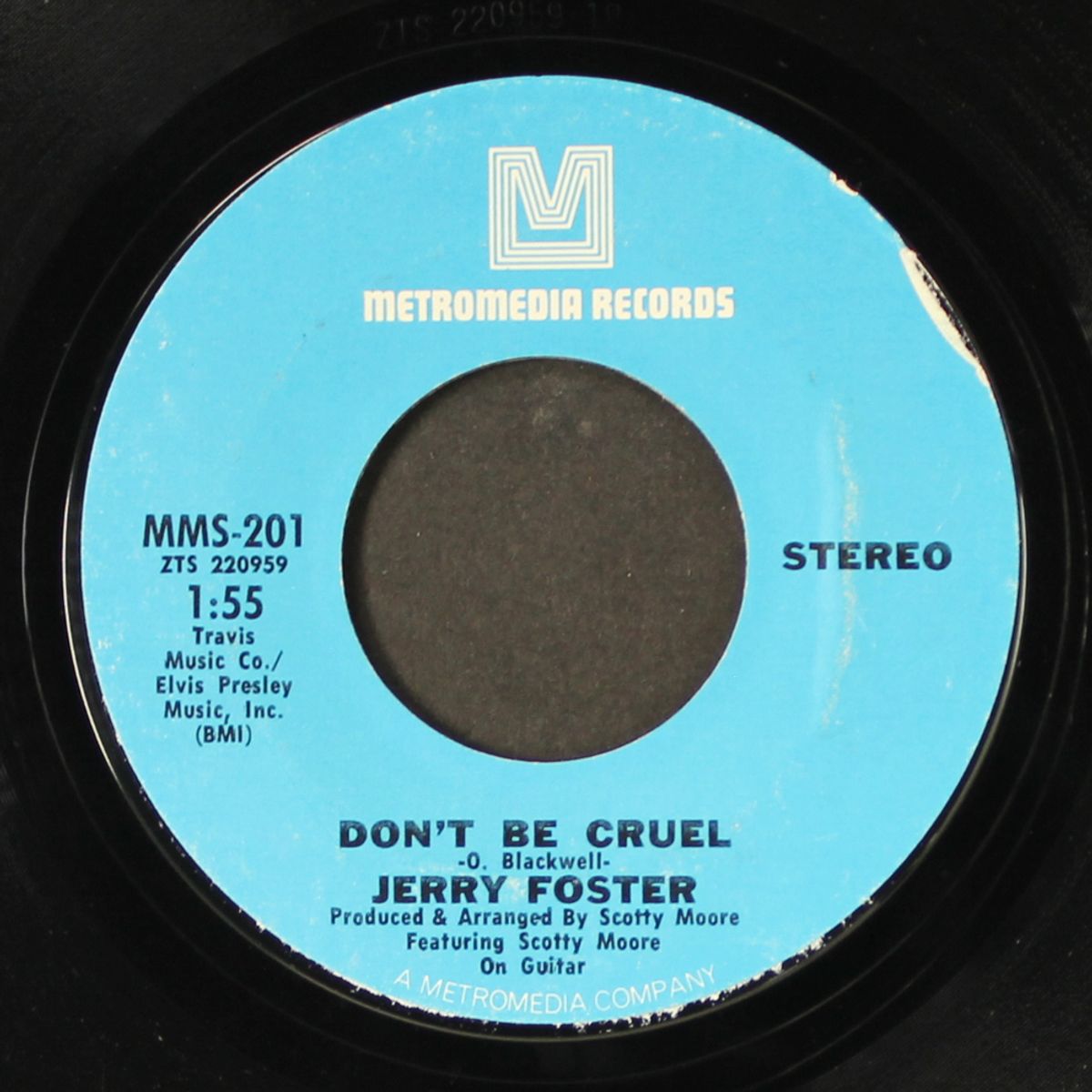 you're right, i'm left, she's gone / don't be cruel by JERRY FOSTER