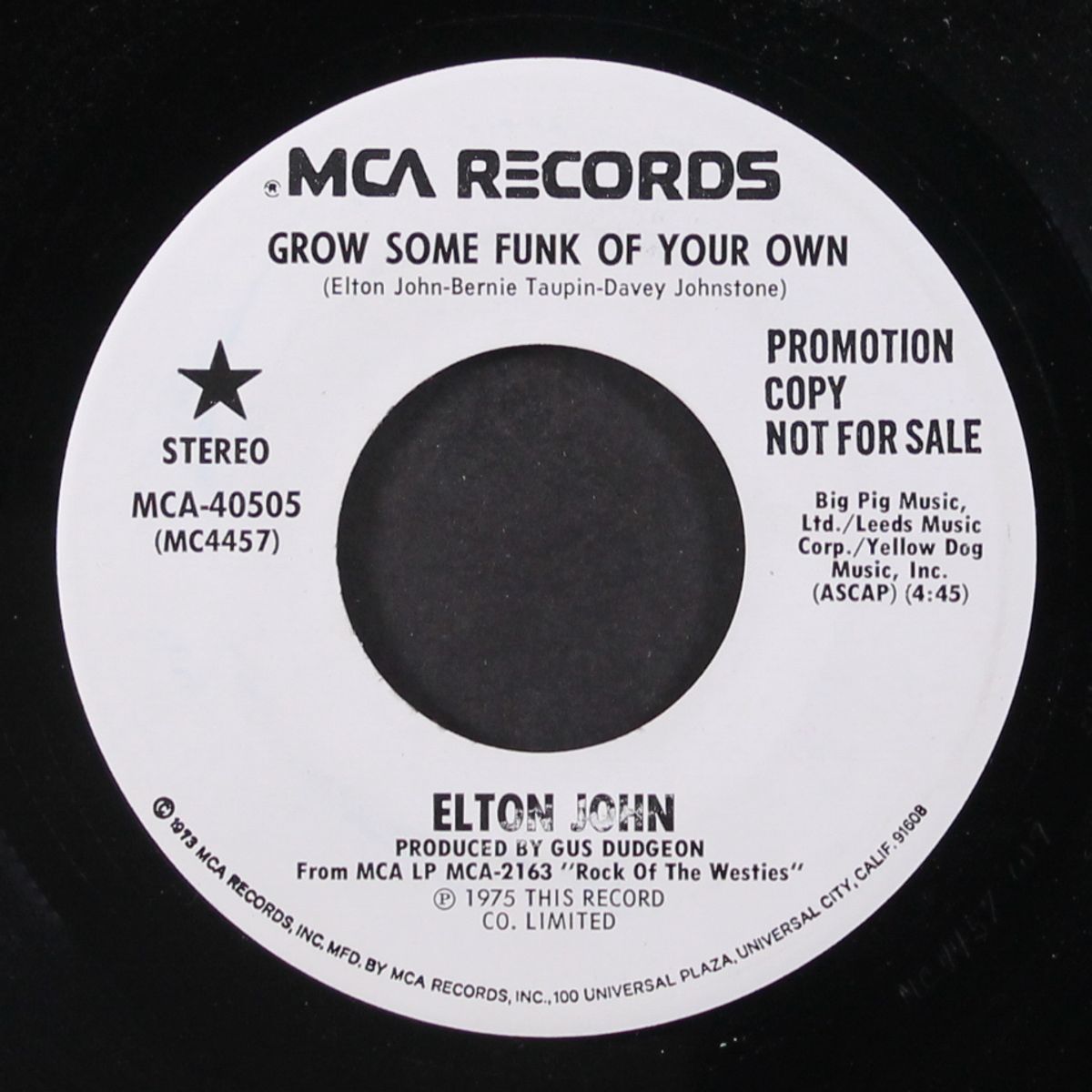 grow some funk of your own by ELTON JOHN
