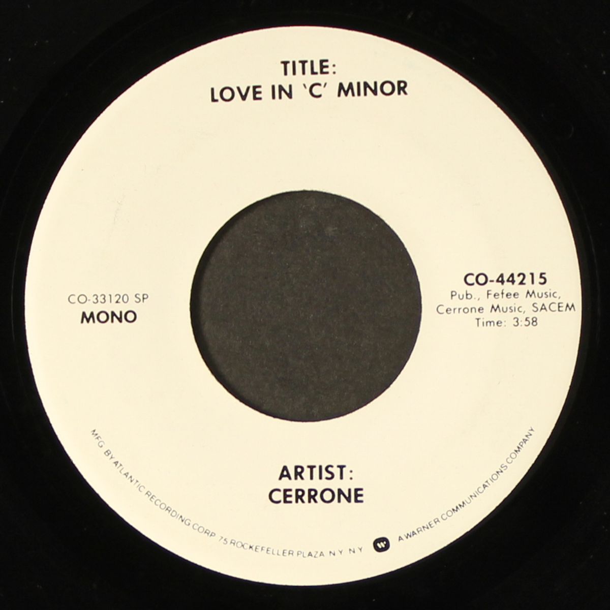 love in 'c' minor by CERRONE