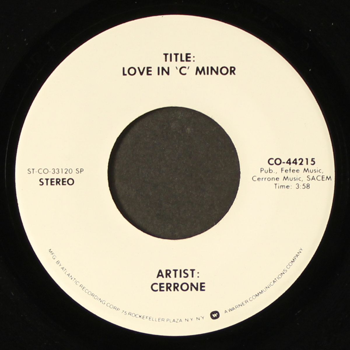 love in 'c' minor by CERRONE