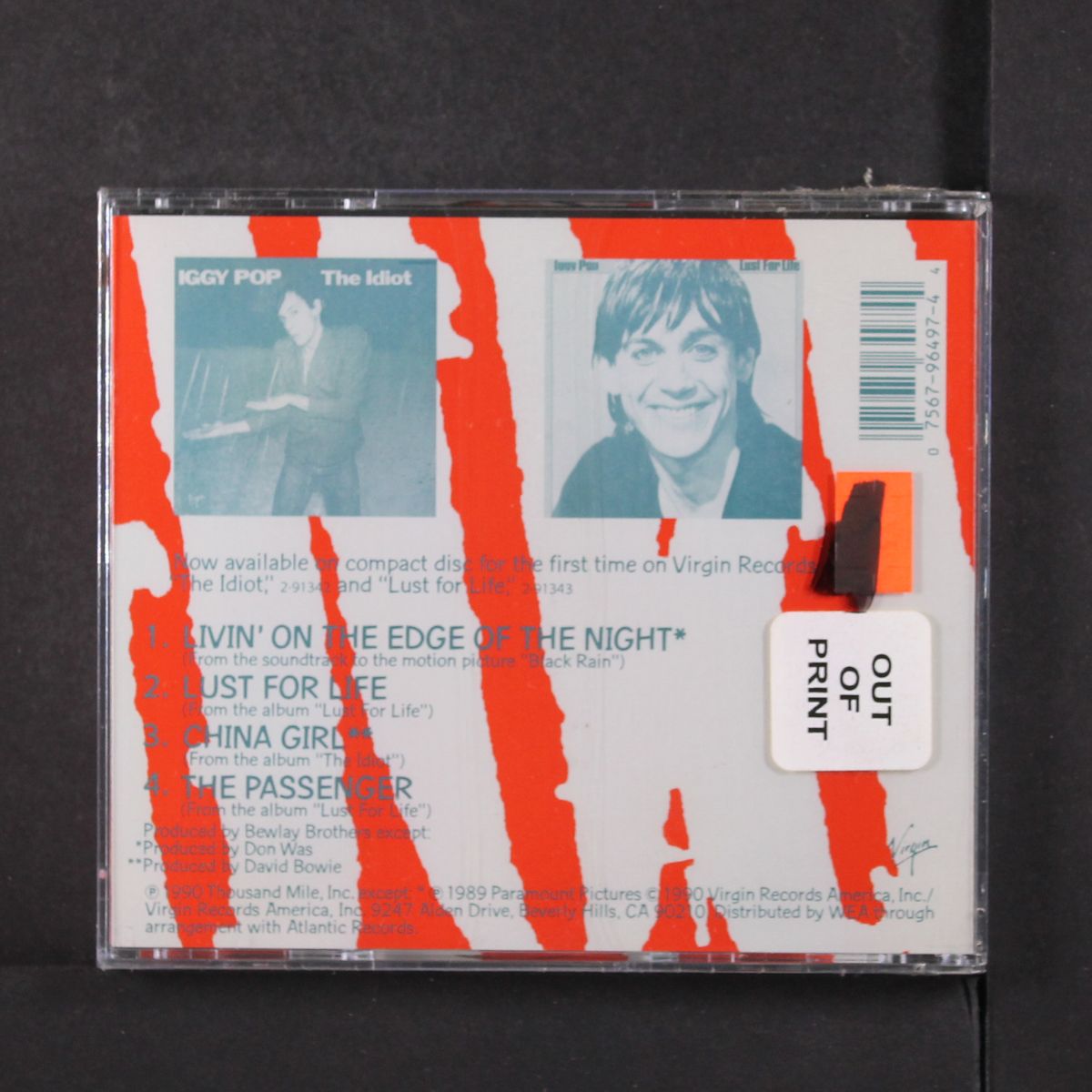 livin' on the edge of the night by IGGY POP