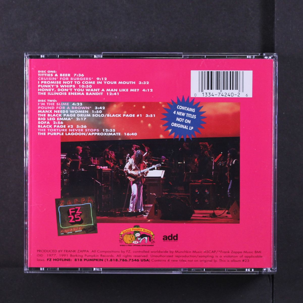in new york by FRANK ZAPPA