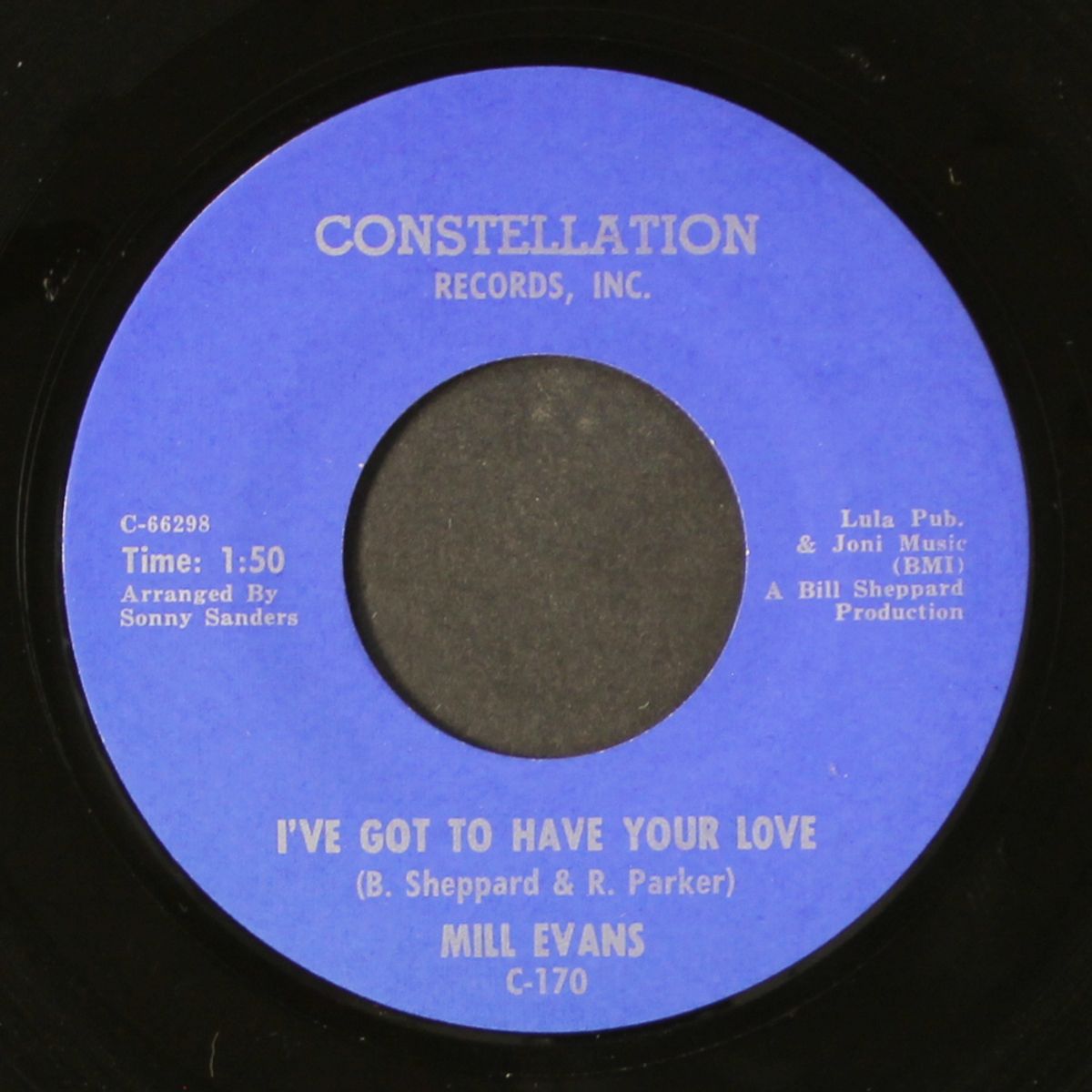 i've got to have your love / things won't be the same by MILL EVANS