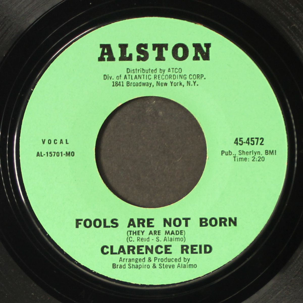 part time lover / fools are not born by CLARENCE REID