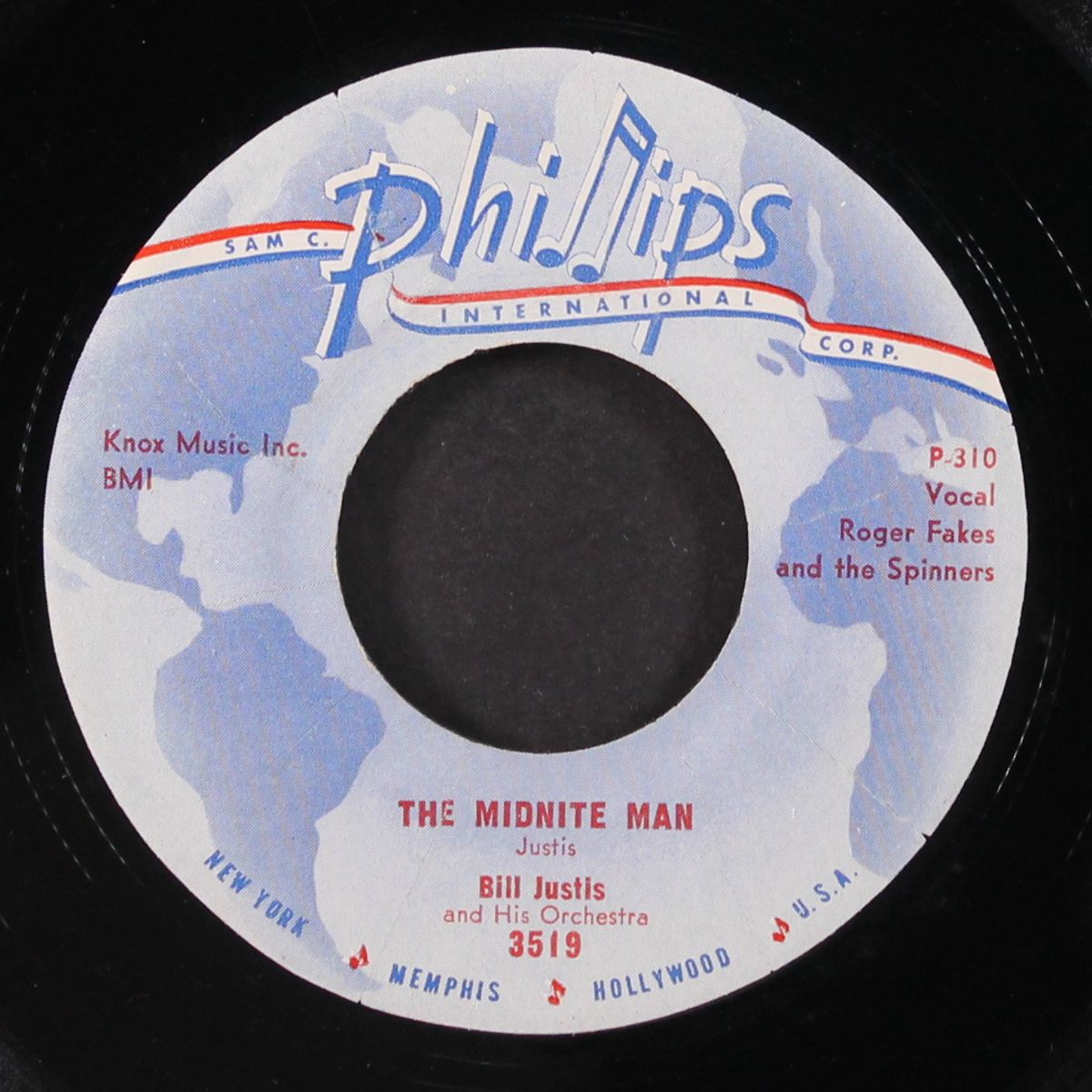 raunchy / the midnite man by BILL JUSTIS