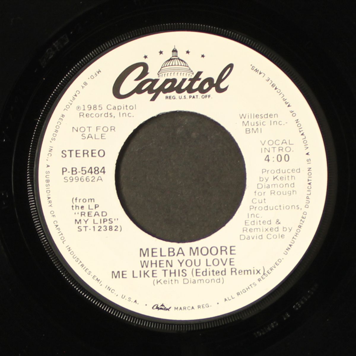 when you love me like this / same by MELBA MOORE