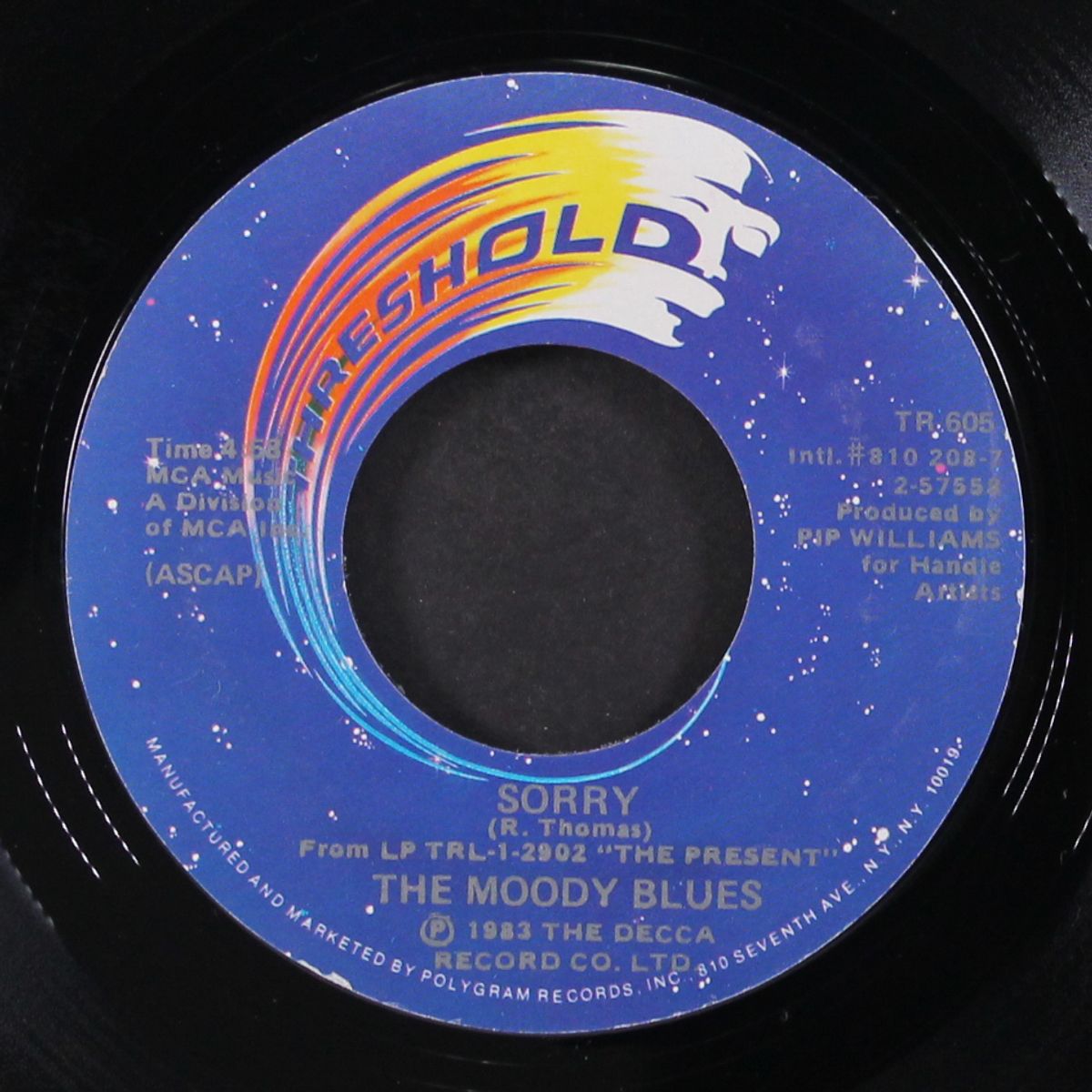 blue world / sorry by MOODY BLUES