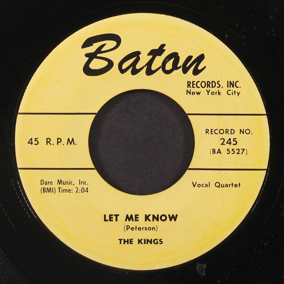 long, lonely nights / let me know by KINGS
