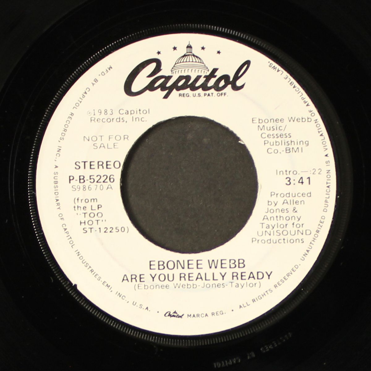are you really ready / same by EBONEE WEBB