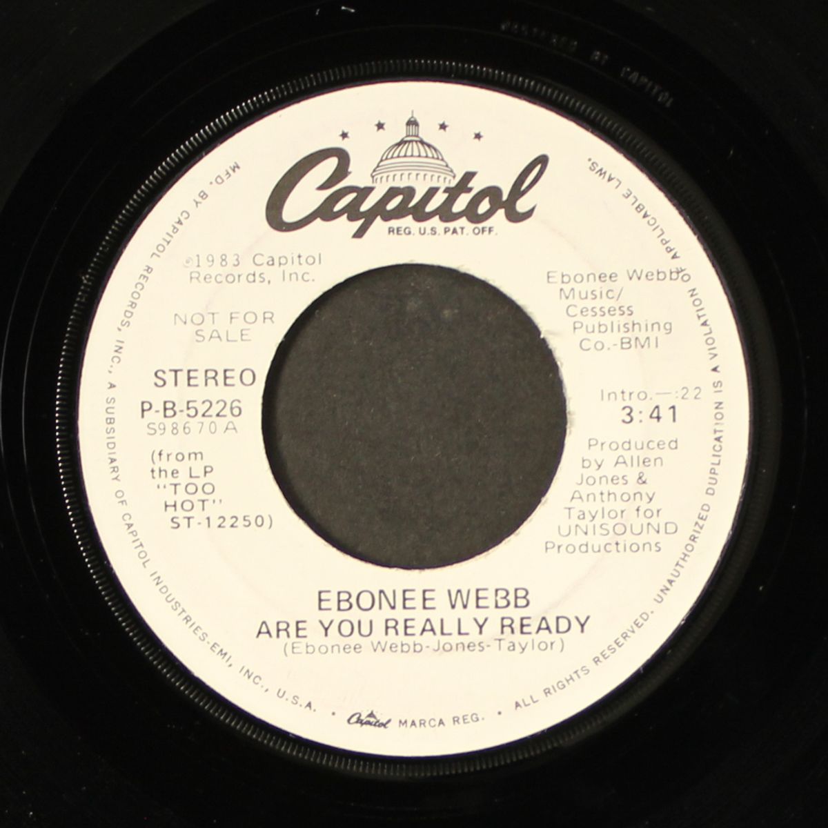 are you really ready / same by EBONEE WEBB