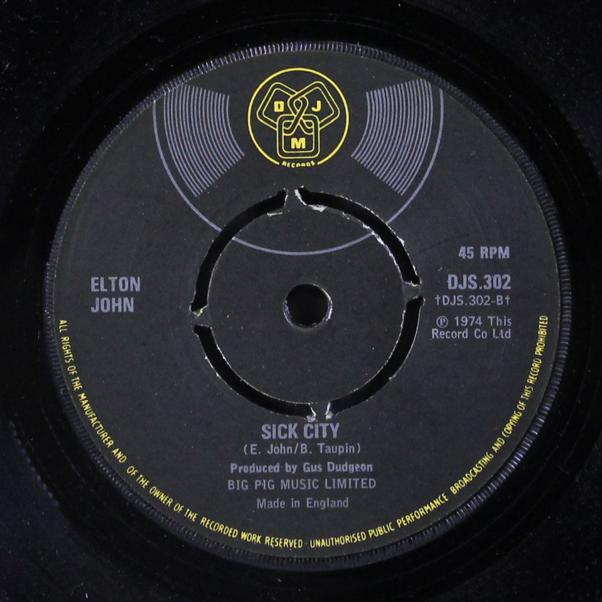 don't let the sun go down on me / sick city by ELTON JOHN