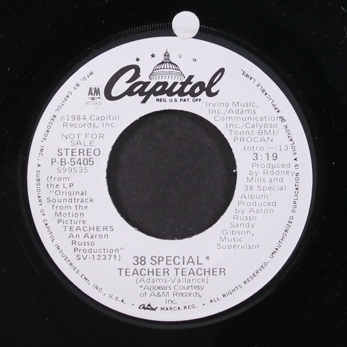 teacher teacher by 38 SPECIAL