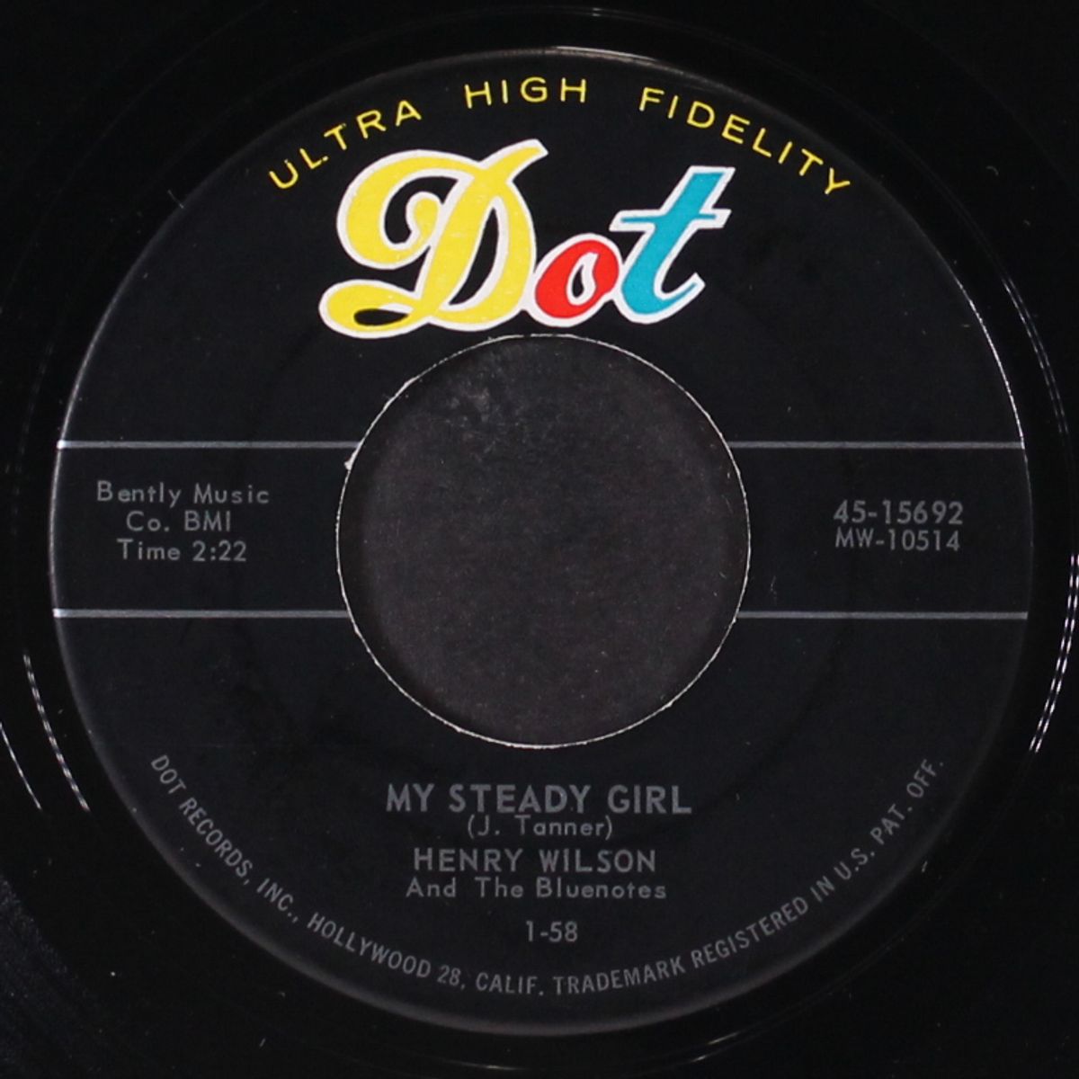 mighty low / my steady girl by HENRY WILSON