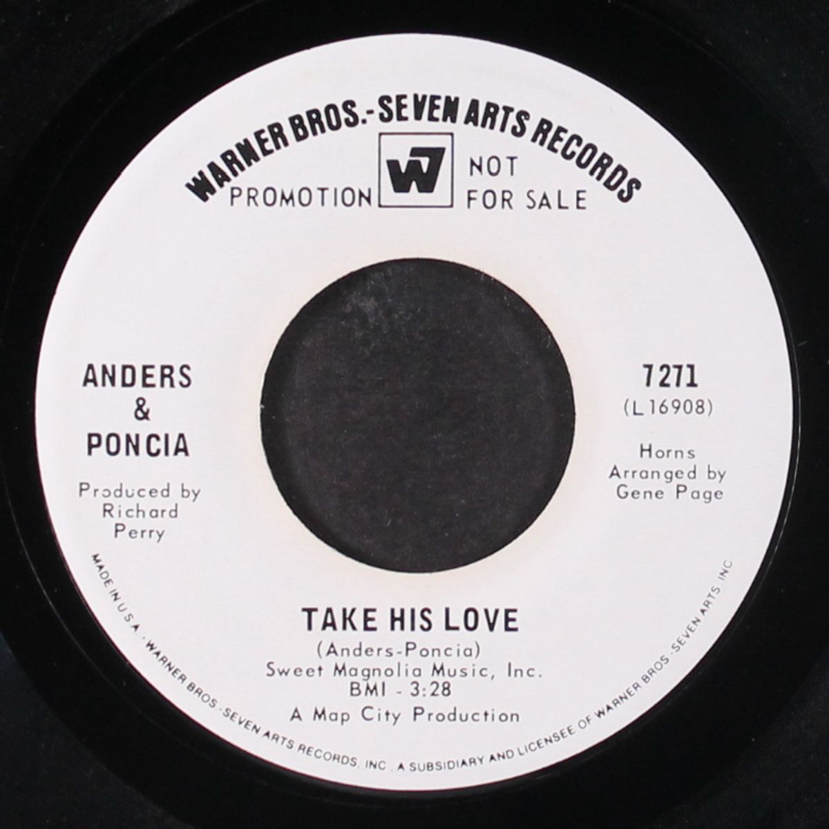 i'm beginning to touch you / take his love by ANDERS & PONCIA