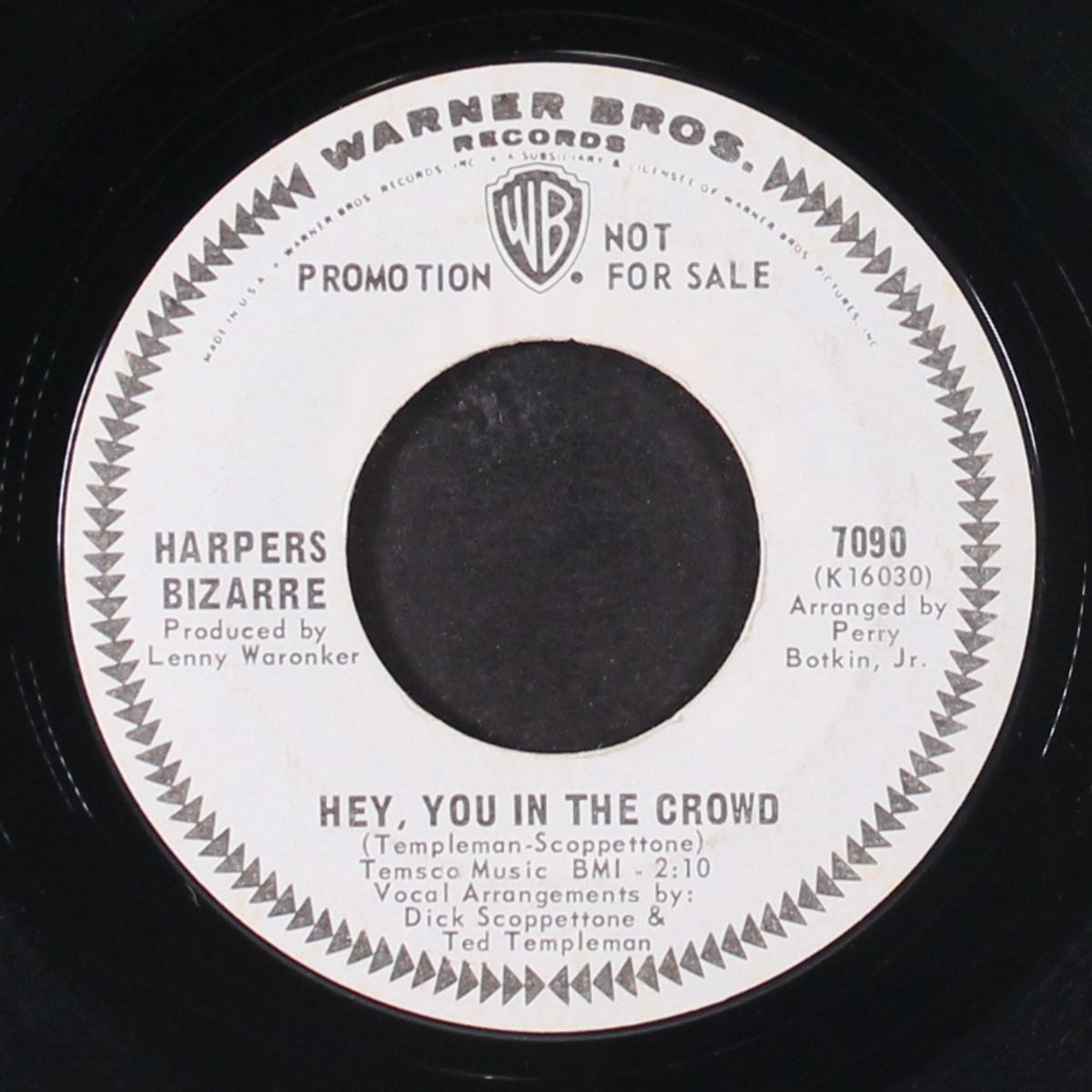 chatanooga choo choo / hey, you in the crowd by HARPERS BIZARRE