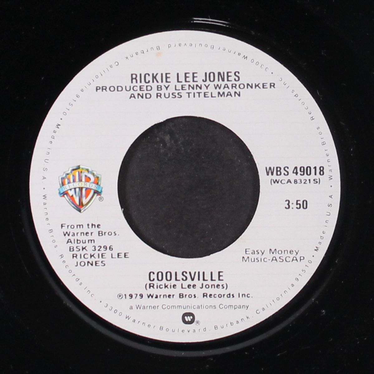 young blood / coolsville by RICKIE LEE JONES