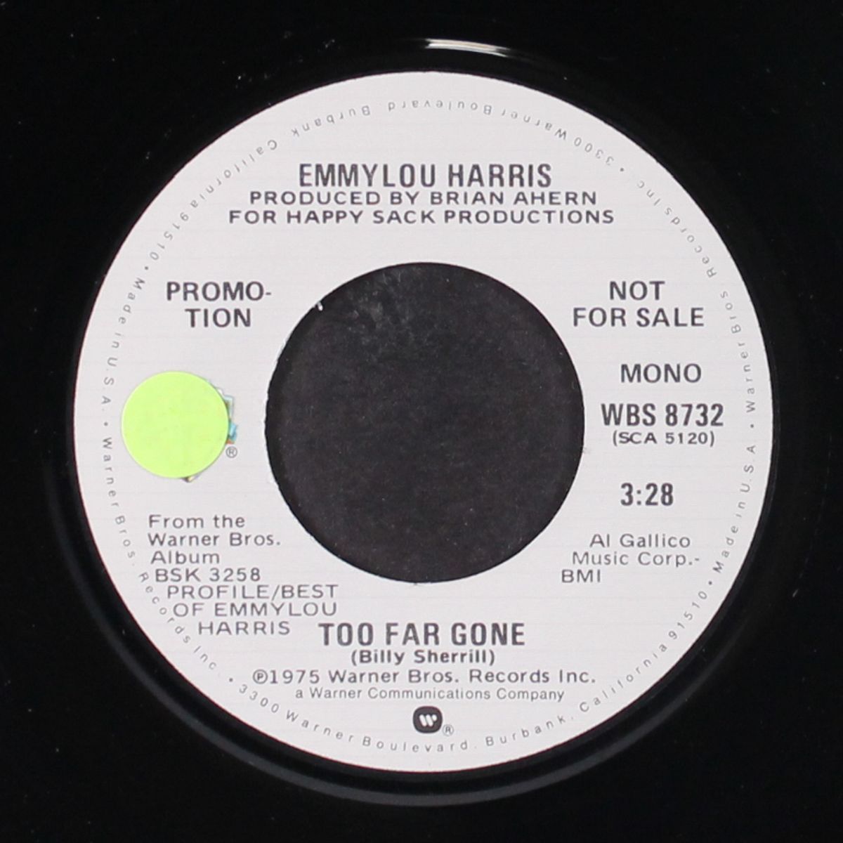 too far gone / mono by EMMYLOU HARRIS