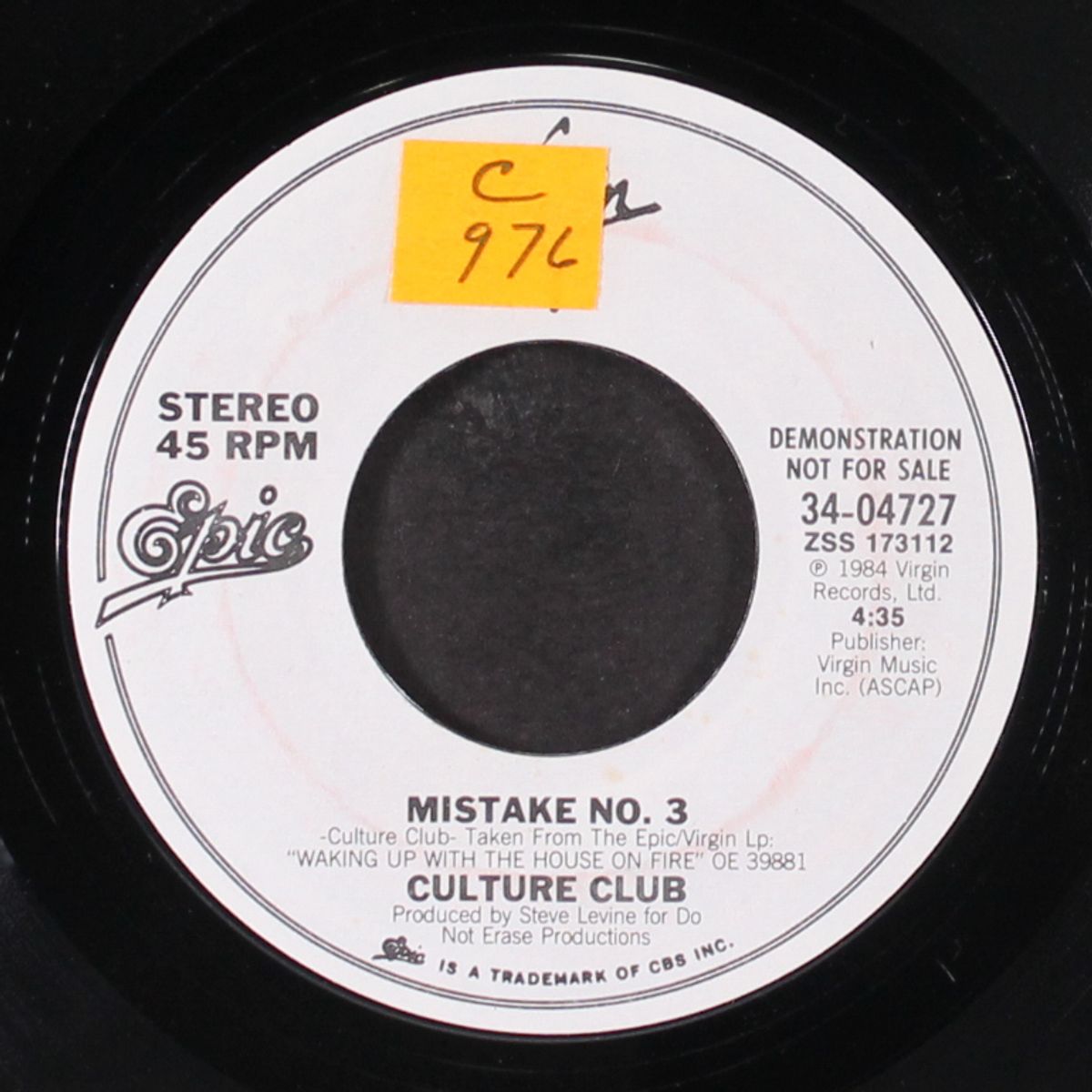 mistake no. 3 / same by CULTURE CLUB