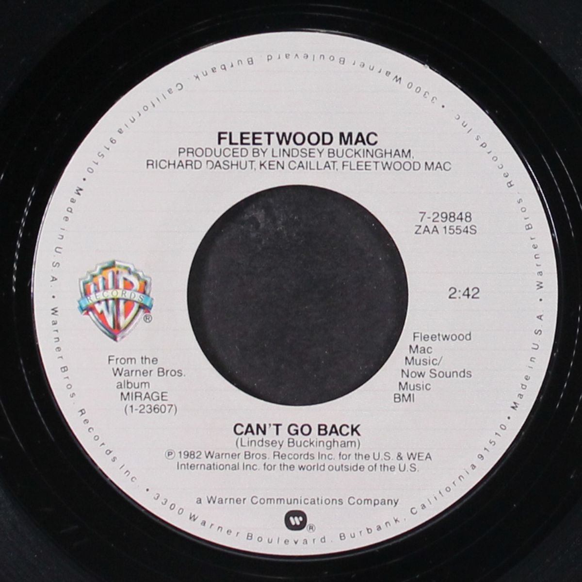 love in store / can't go back by FLEETWOOD MAC
