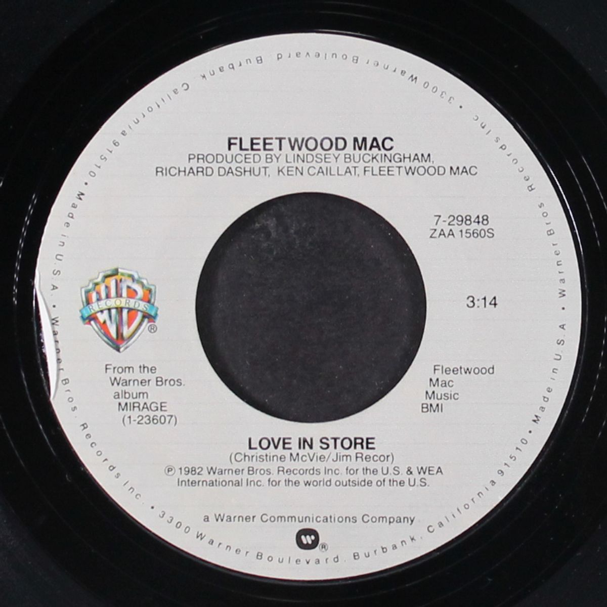 love in store / can't go back by FLEETWOOD MAC