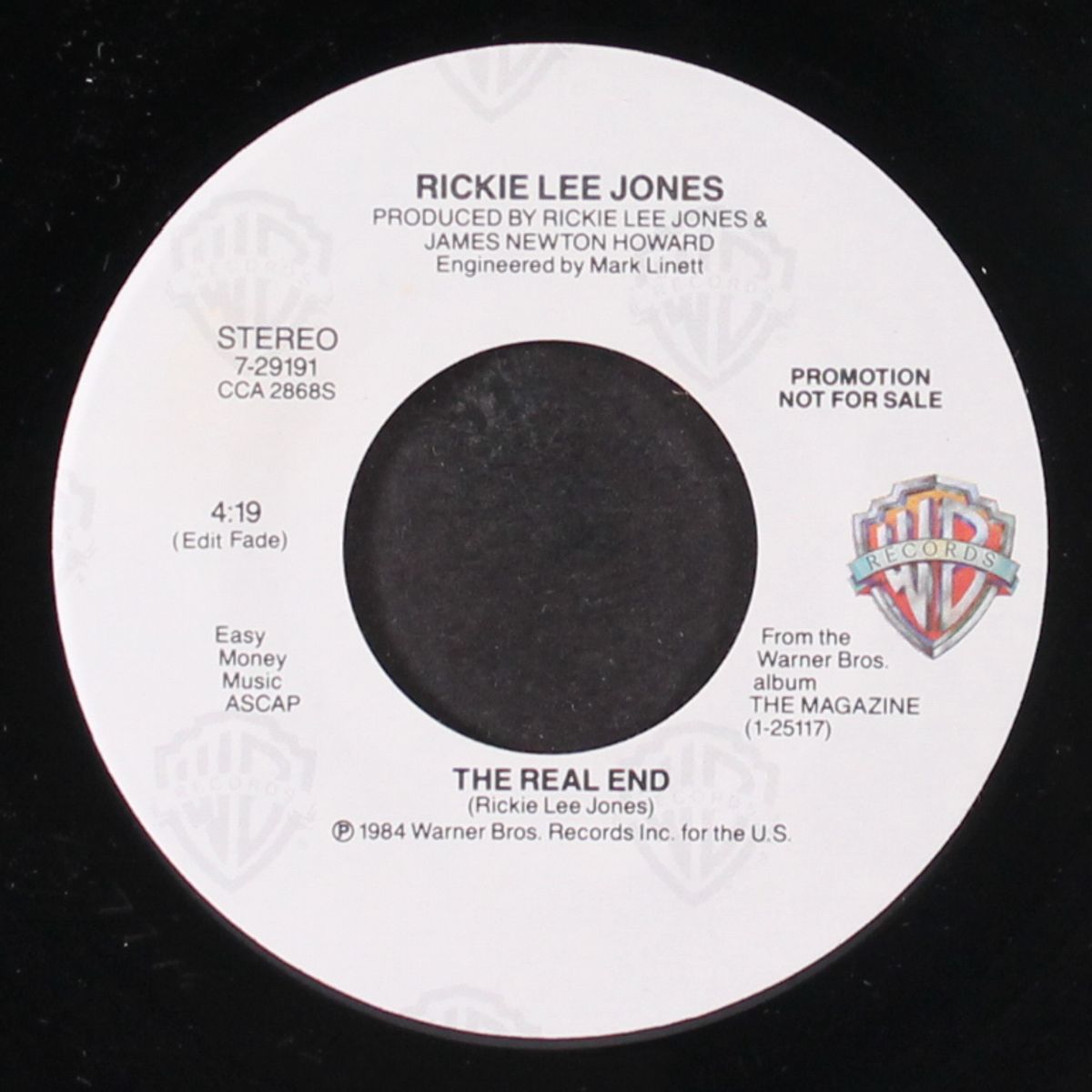 the real end / same by RICKIE LEE JONES