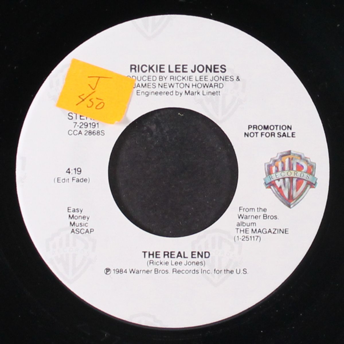 the real end / same by RICKIE LEE JONES
