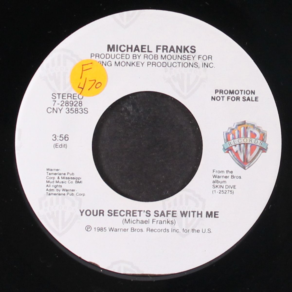 your secret's safe with me / same by MICHAEL FRANKS