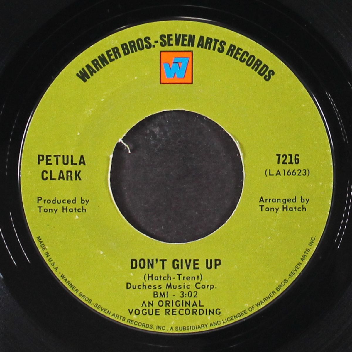 don't give up by PETULA CLARK