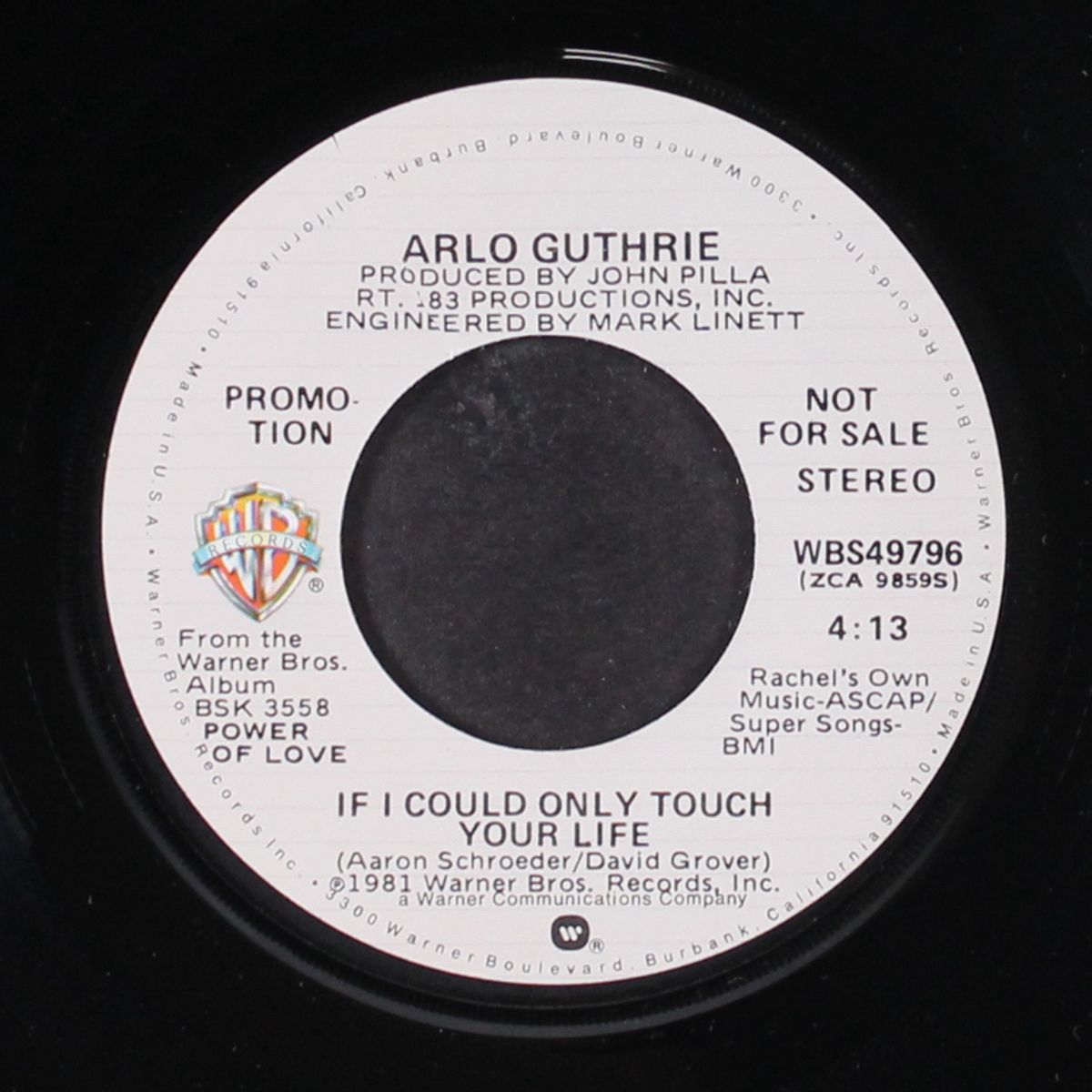 if i could only touch your life / mono by ARLO GUTHRIE