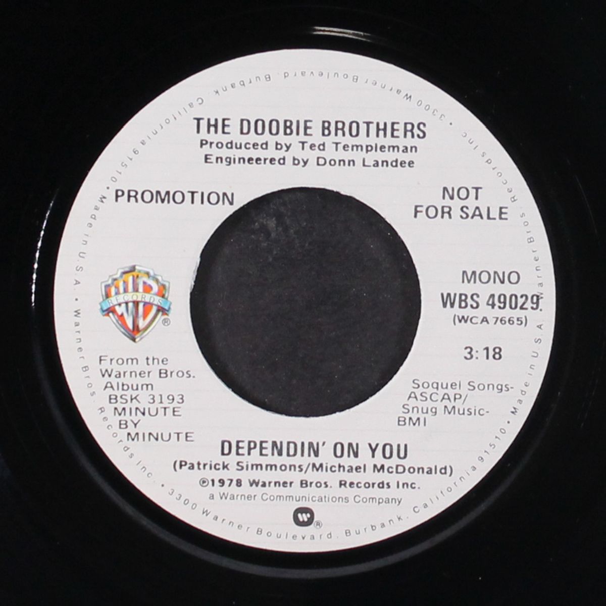 dependin' on you / mono by DOOBIE BROTHERS