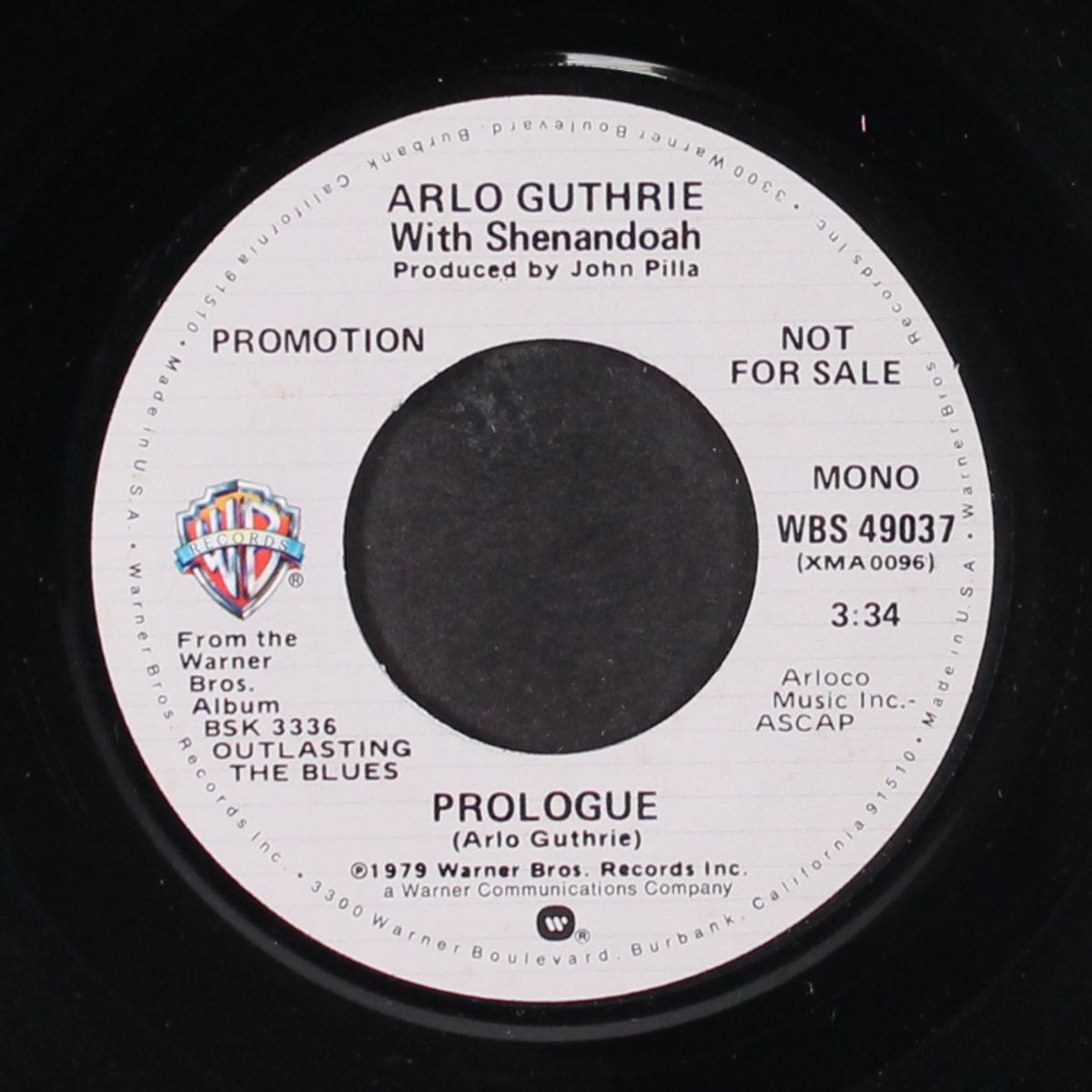 prologue / mono by ARLO GUTHRIE