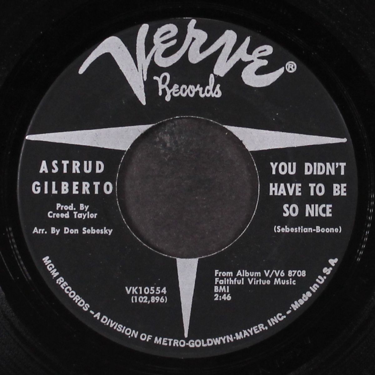 you didn't have to be so nice / a banda by ASTRUD GILBERTO