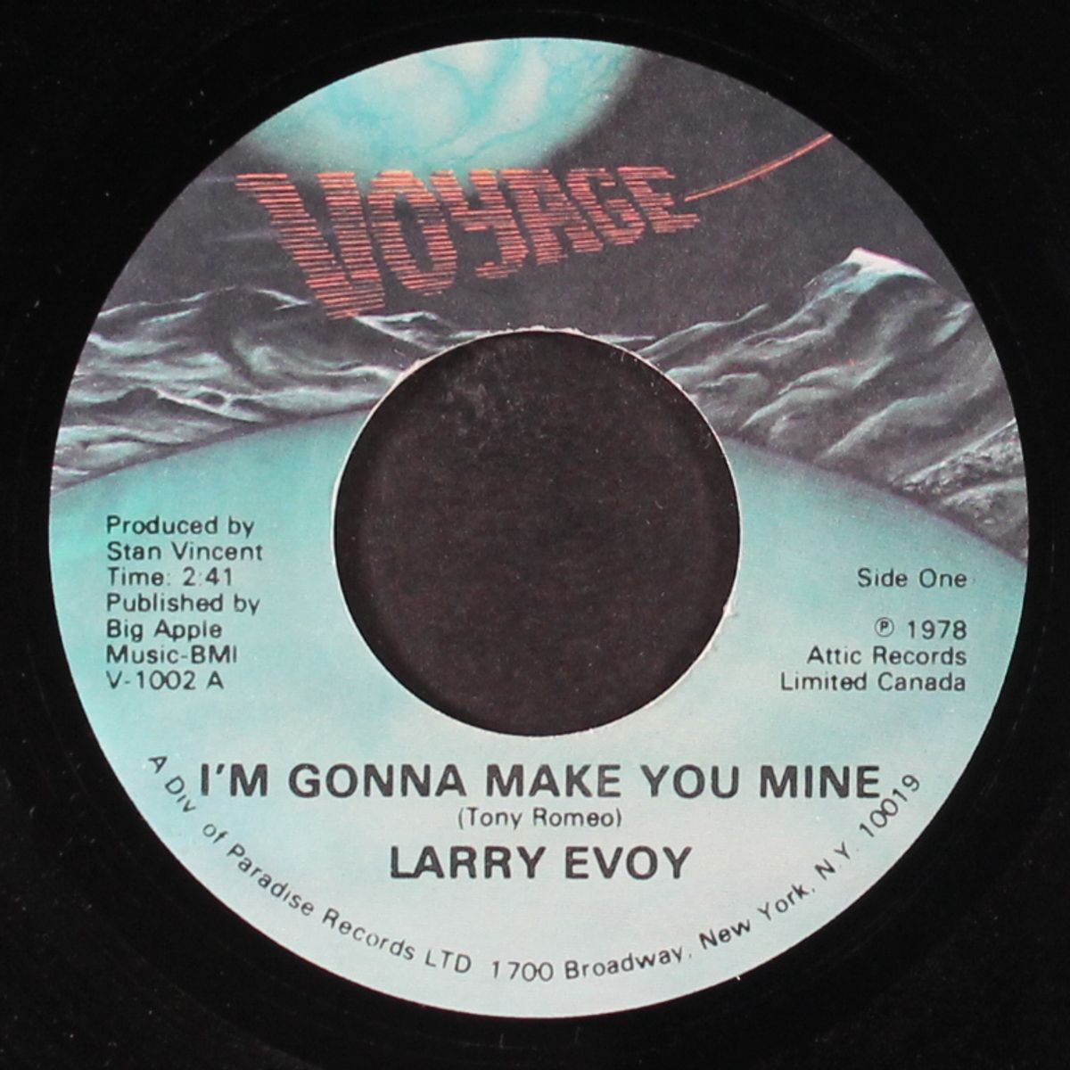 i'm gonna make you mine by LARRY EVOY