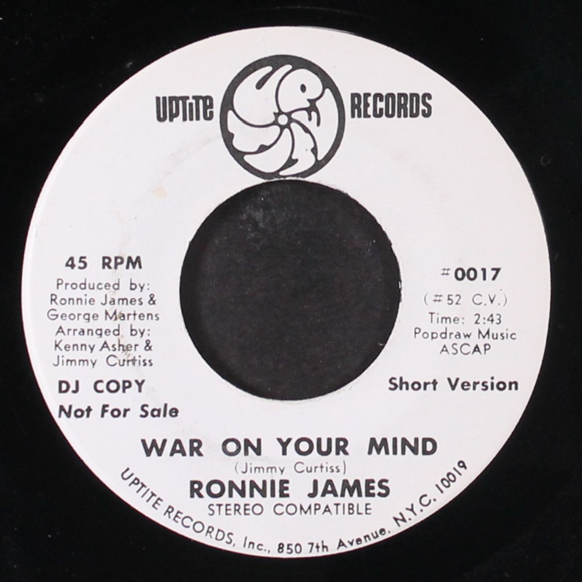 war on your mind / long by RONNIE JAMES