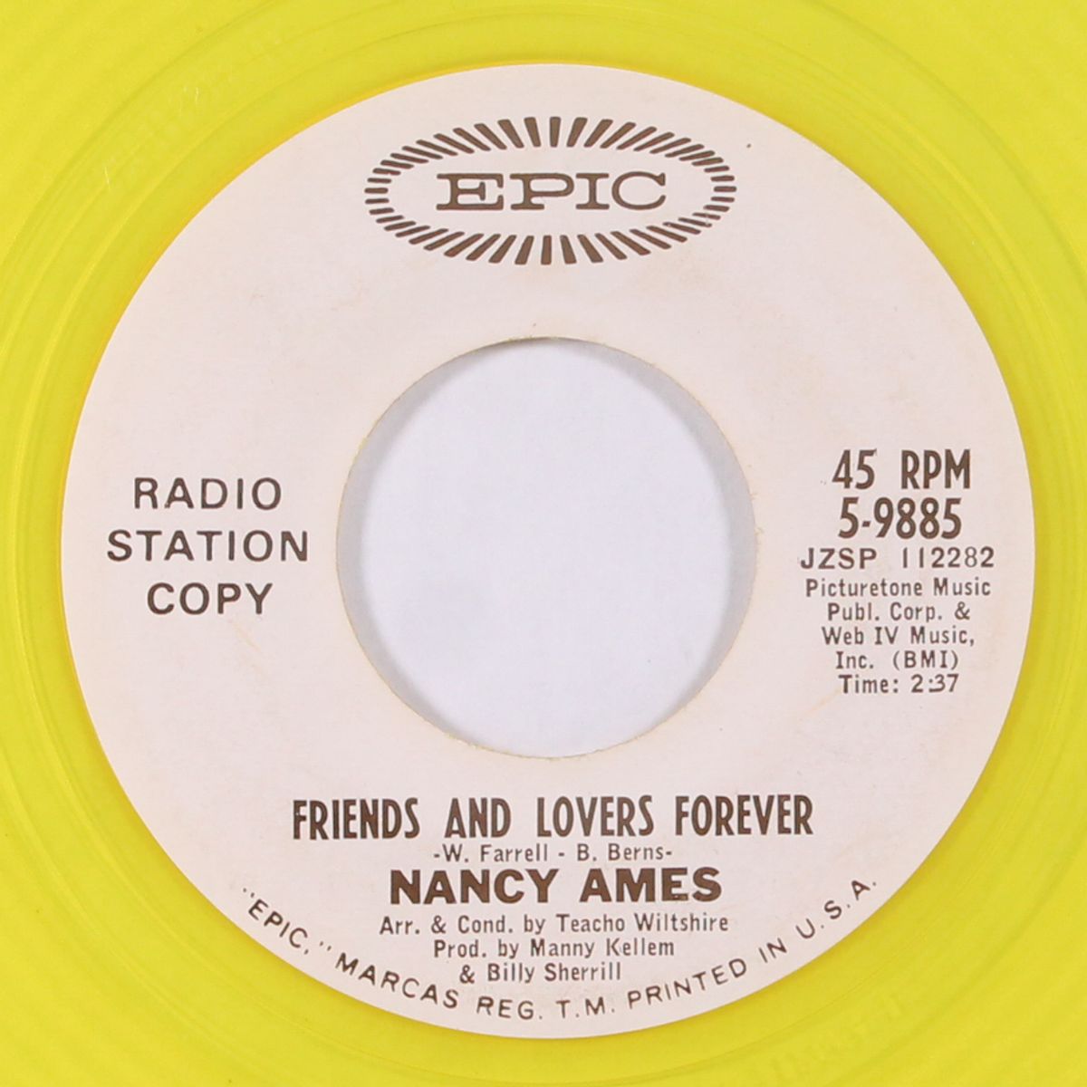 friends and lovers forever / dear hearts and gentle people by NANCY AMES