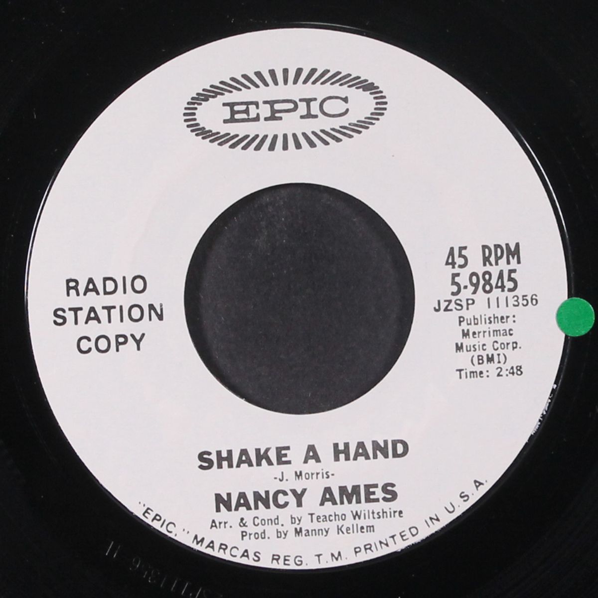the funny thing about it / shake a hand by NANCY AMES