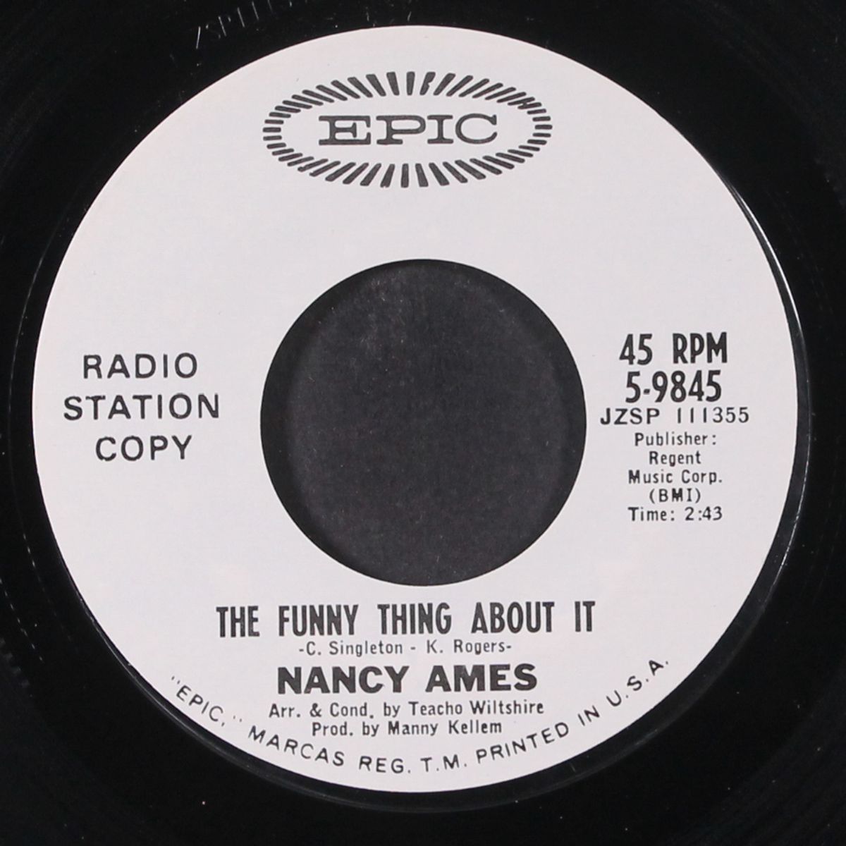 the funny thing about it / shake a hand by NANCY AMES