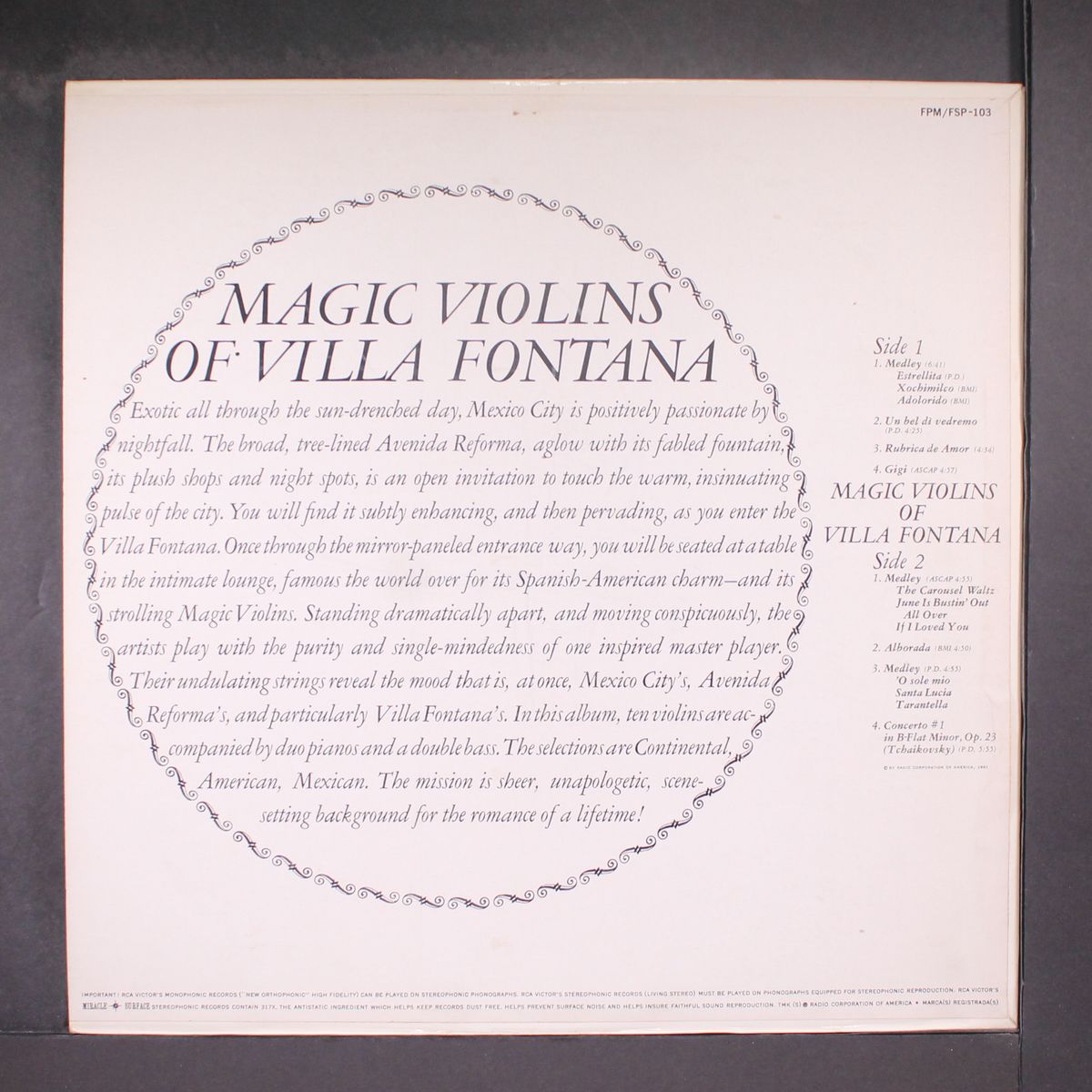 magic violins of villa fontana by MAGIC VIOLINS OF VILLA FONTANA