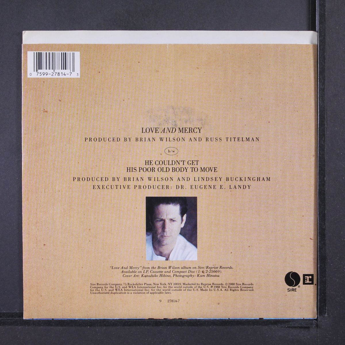 love and mercy / he couldn't get his poor by BRIAN WILSON