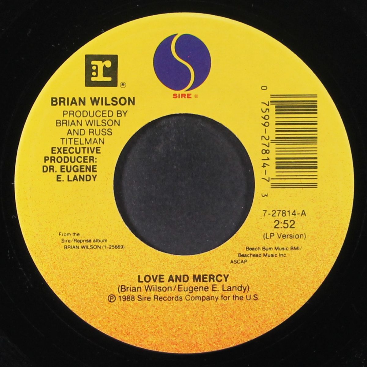 love and mercy / he couldn't get his poor by BRIAN WILSON