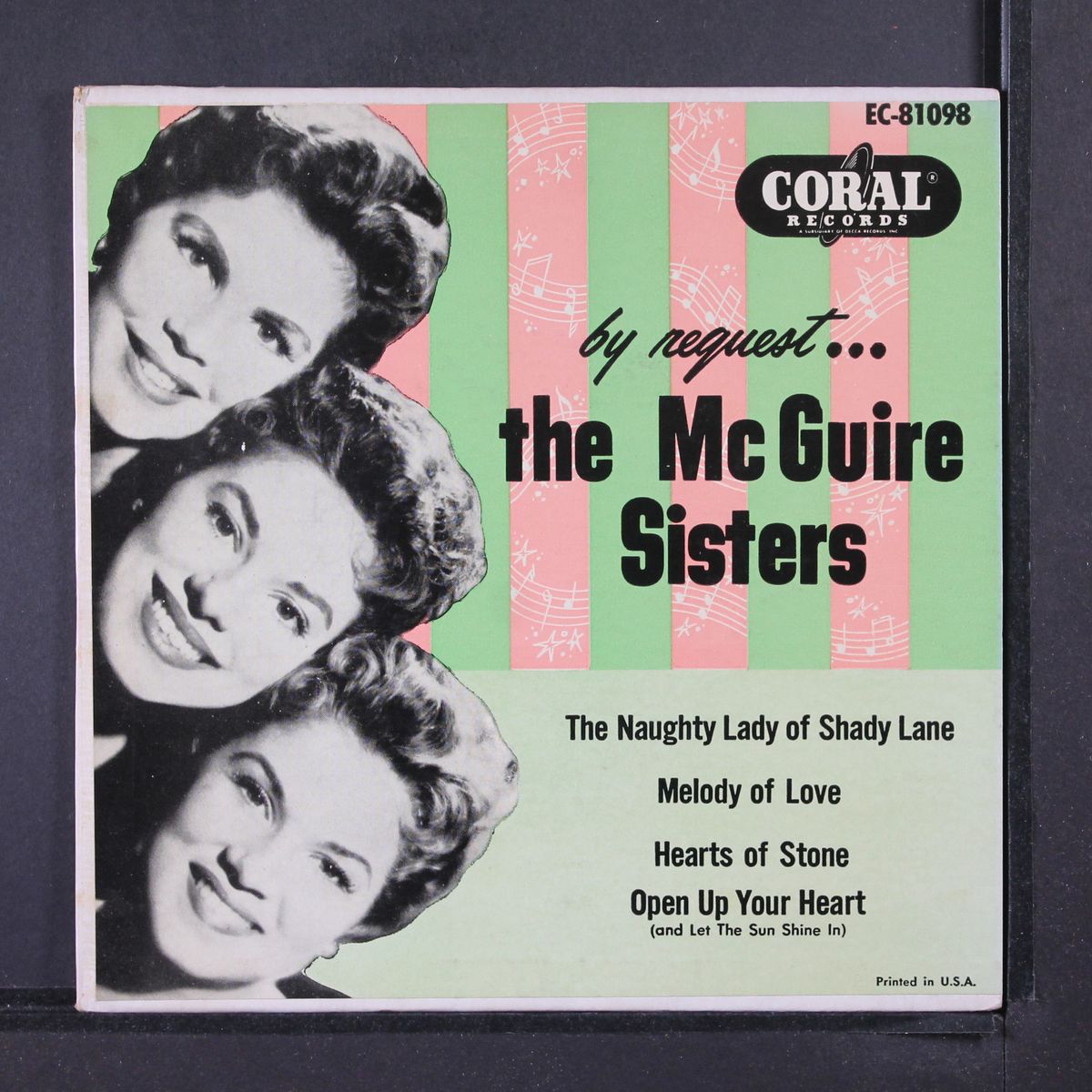 by request by MCGUIRE SISTERS